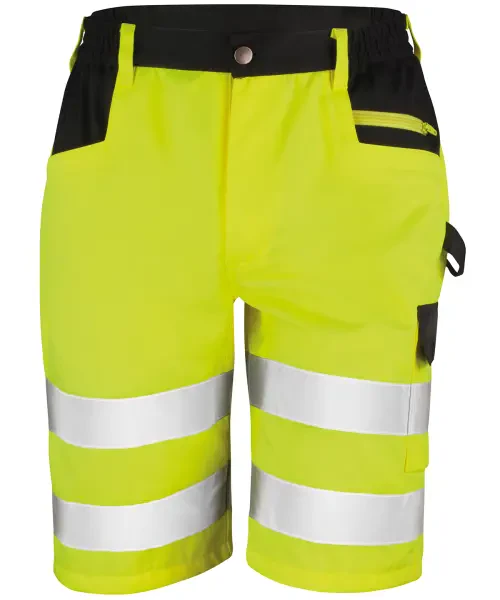 Result Safety Cargo Shorts Yellow