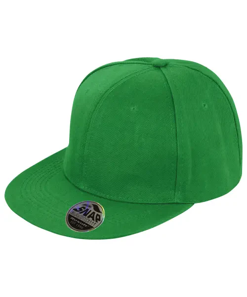 Result Bronx Original Flat Peak Snapback Cap Emerald