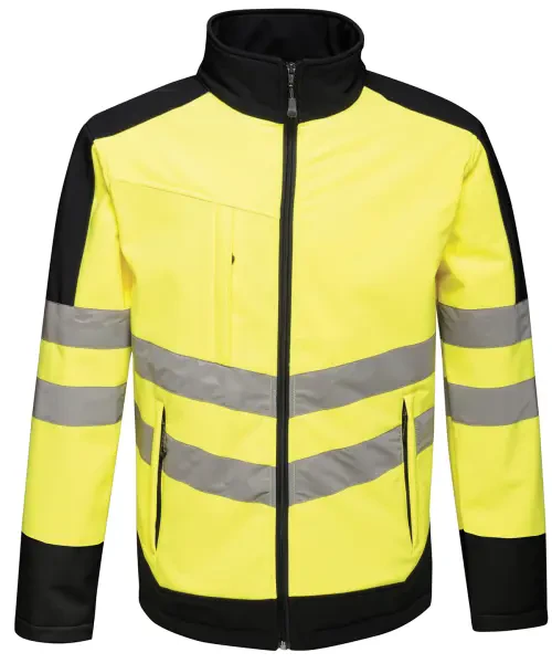 Regatta High-Vis Pro Softshell Yellow/Navy