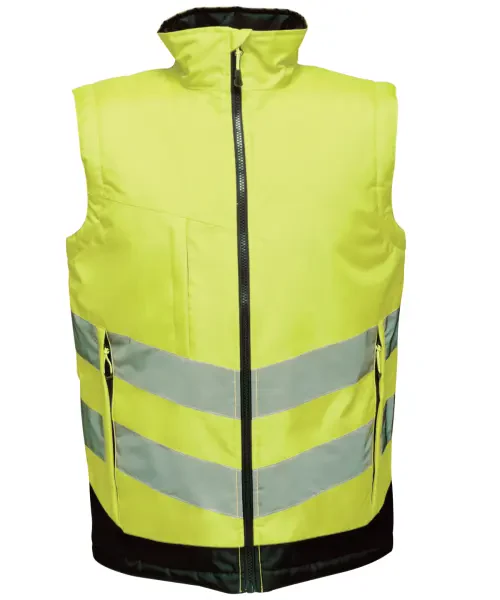 Regatta High-Vis Pro Bodywarmer Yellow/Navy