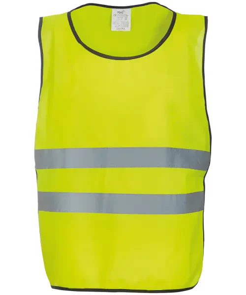 Yoko Hi-Vis 2-Band Tabard (HVJ269) Yellow