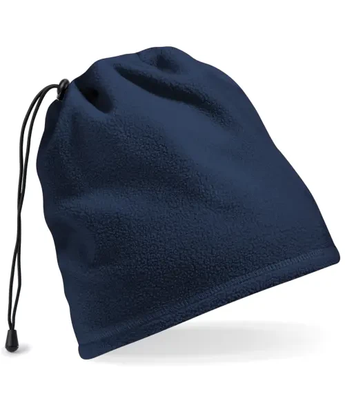 Beechfield Suprafleece Snood and Hat Combo French Navy