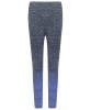 Tombo Women's Seamless Fade Out Leggings Navy/Blue Marl