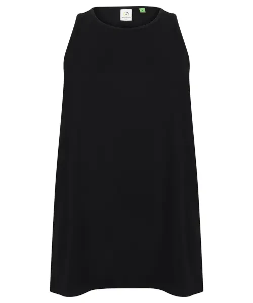 Tombo Women's Open Back Vest Black