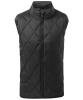 2786 Diamond Pane Padded Gilet Black