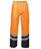 Regatta Hi-Vis Pro Overtrousers Orange/Navy