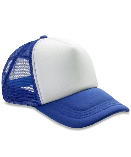 Result Core Detroit Half Mesh Truckers Cap Royal/White