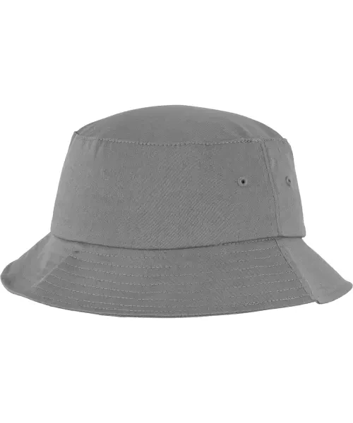 Flexfit by Yupoong Flexfit Cotton Twill Bucket Hat (5003) Grey