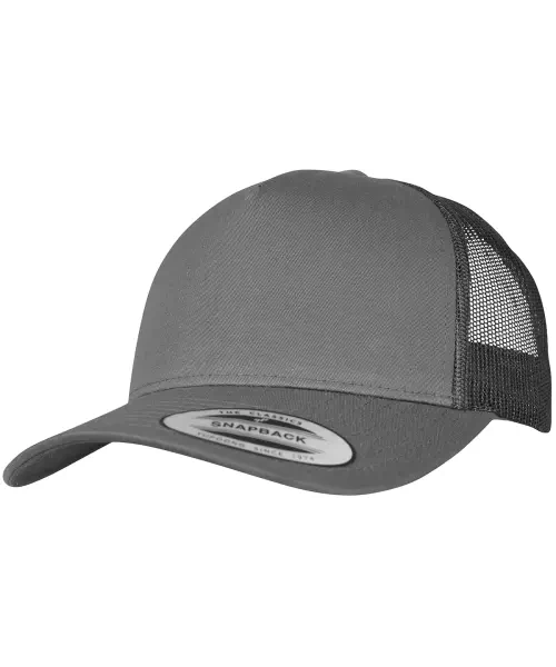 Flexfit by Yupoong 5-Panel Retro Trucker Cap (6506) Charcoal