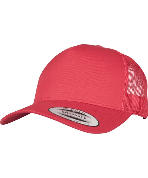 Flexfit by Yupoong 5-Panel Retro Trucker Cap (6506) Red