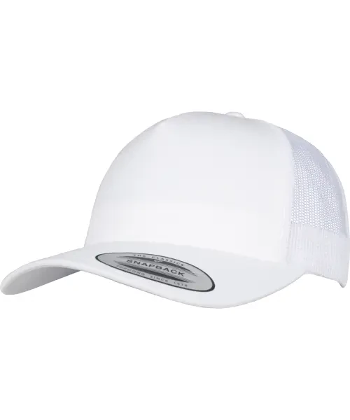 Flexfit by Yupoong 5-Panel Retro Trucker Cap (6506) White