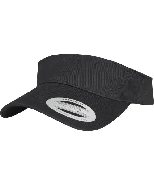 Flexfit by Yupoong Curved Visor Cap (8888) Black