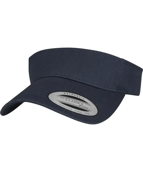 Flexfit by Yupoong Curved Visor Cap (8888) Navy