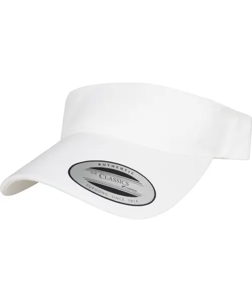 Flexfit by Yupoong Curved Visor Cap (8888) White