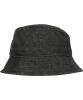 Flexfit by Yupoong Denim Bucket Hat (5003DB) Black/Grey