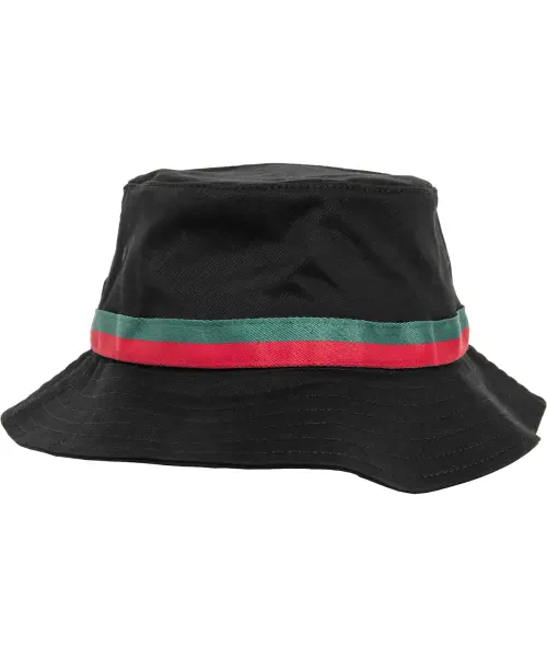 Flexfit by Yupoong Stripe Bucket Hat (5003S) Black