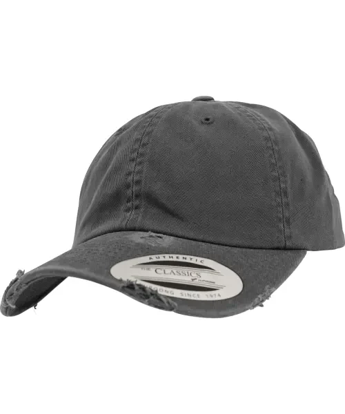 Flexfit by Yupoong Low-Profile Destroyed Cap (6245DC) Dark Grey