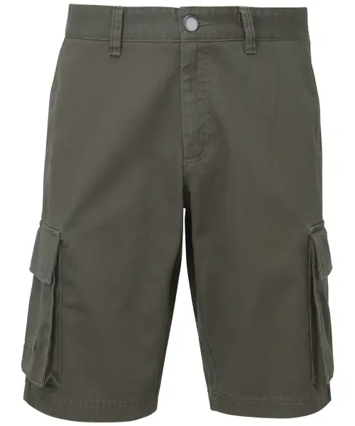 Asquith & Fox Men's Cargo Shorts Slate