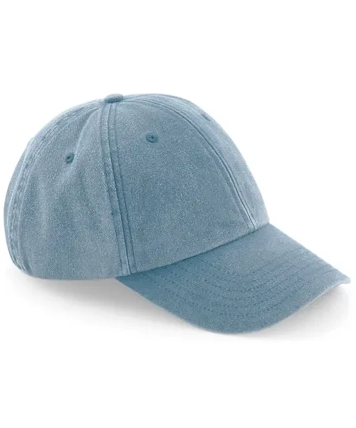 Beechfield Low-Profile Vintage Cap Light Denim