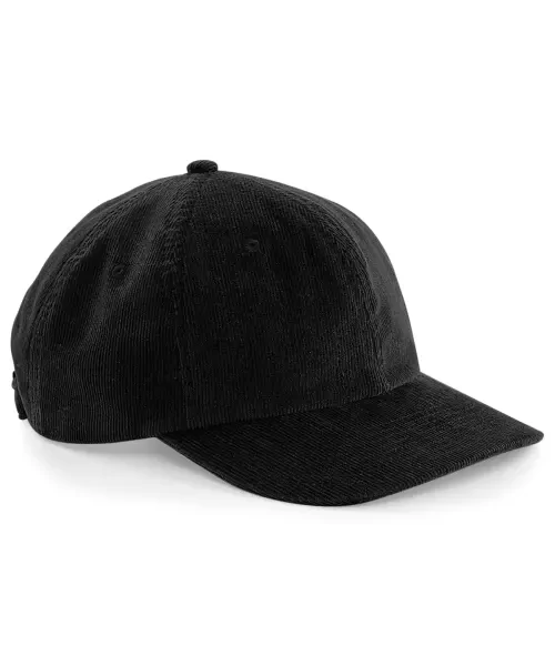 Beechfield Heritage Cord Cap Black