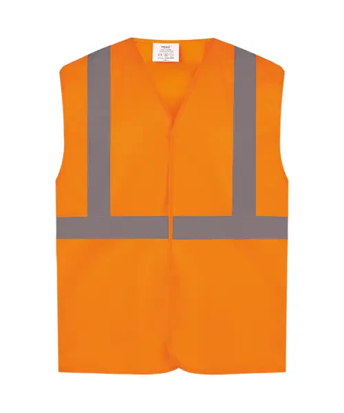 Yoko Hi-Vis Railway Waistcoat Class 2 (HVW118PE) Orange