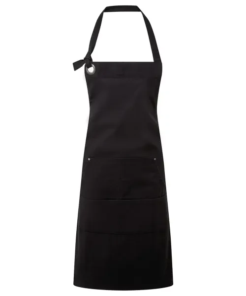 Premier Calibre Heavy Cotton Canvas Pocket Apron Black