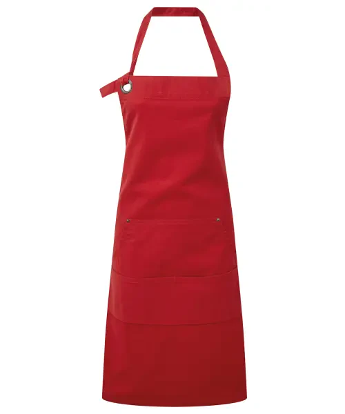 Premier Calibre Heavy Cotton Canvas Pocket Apron Red