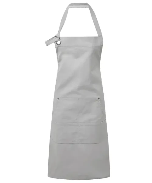 Premier Calibre Heavy Cotton Canvas Pocket Apron Silver