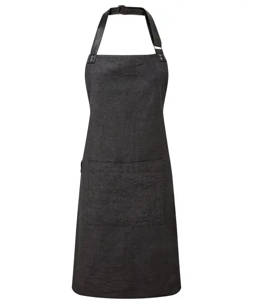 Premier Annex Oxford Bib Apron Black