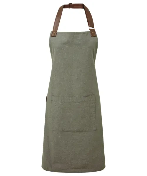 Premier Annex Oxford Bib Apron Moss