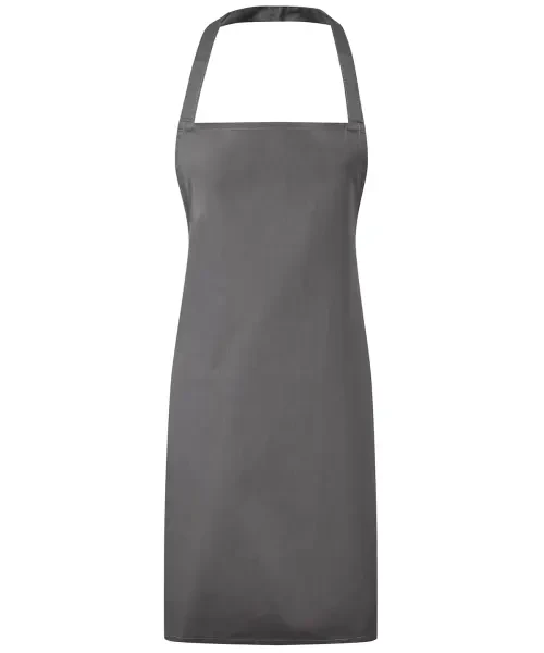 Premier Essential Bib Apron Dark Grey