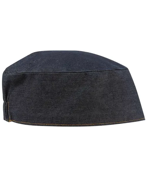 Premier Chef's Skull Cap Indigo Denim