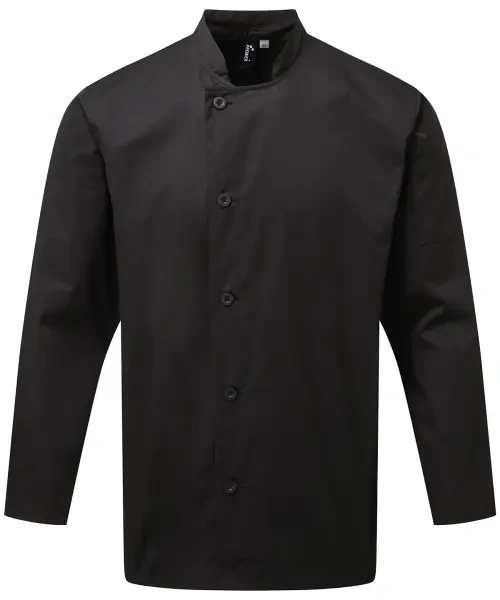 Premier Chef's Essential Long Sleeve Jacket Black