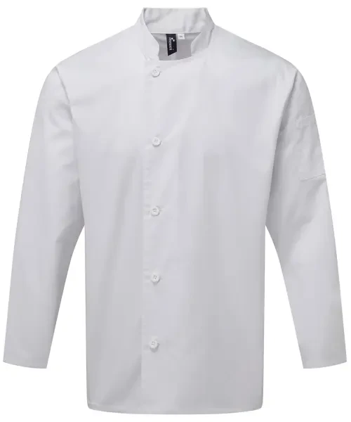 Premier Chef's Essential Long Sleeve Jacket White