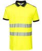 Portwest PW3 Hi-Vis Polo Shirt (T180) Yellow/Black