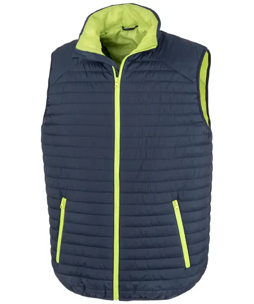 Result Thermoquilt Gilet Navy/lime