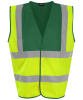 ProRTX Hi-Vis Waistcoat Yellow/Paramedic Green