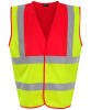 ProRTX Hi-Vis Waistcoat Yellow/Red