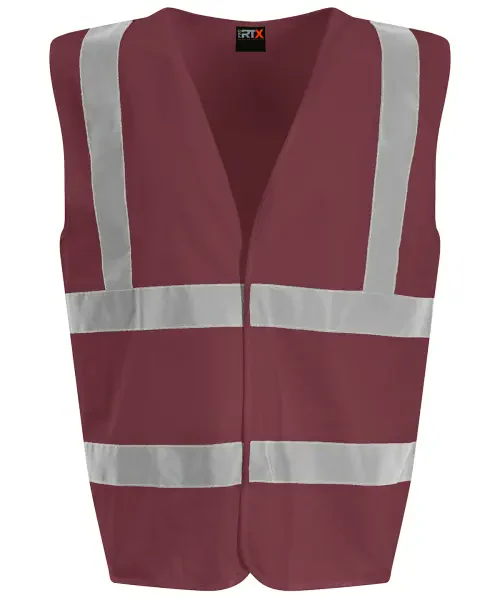 ProRTX Hi-Vis Waistcoat Maroon