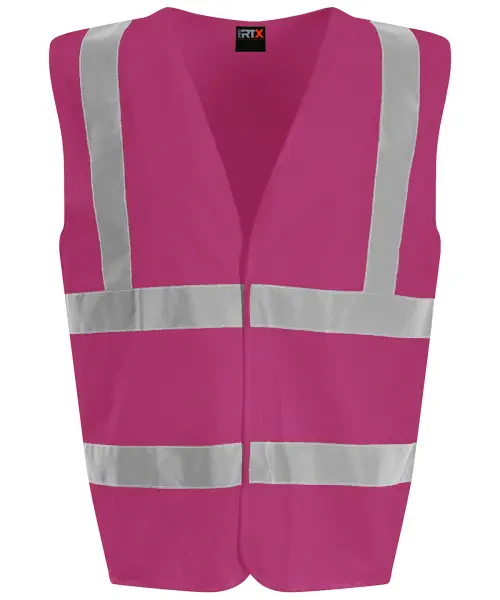 ProRTX Hi-Vis Waistcoat Raspberry