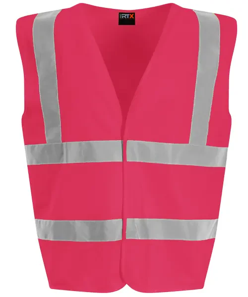 ProRTX Kids Hi-Vis Waistcoat Pink