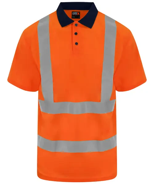 ProRTX High Visibility Polo Orange/Navy