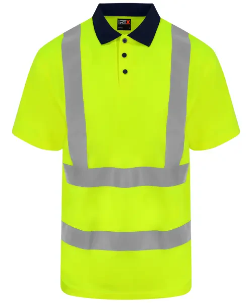 ProRTX High Visibility Polo Yellow/Navy