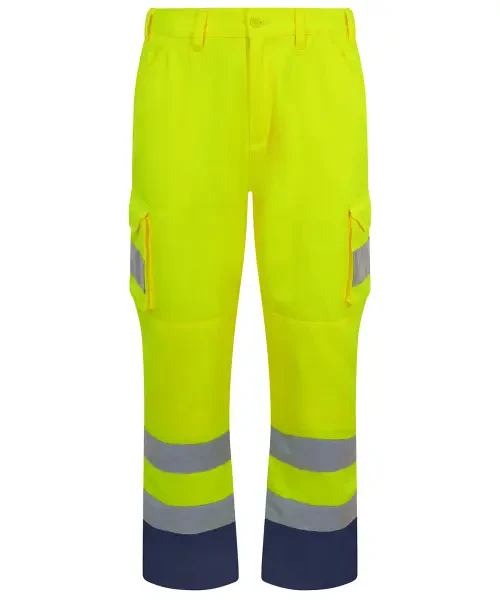 ProRTX Hi Vis Cargo Trousers Yellow