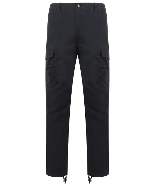 Front Row Stretch Cargo Trousers Navy