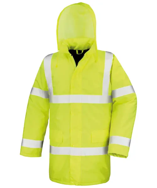 Result Core Safety Hi-Vis Coat Yellow