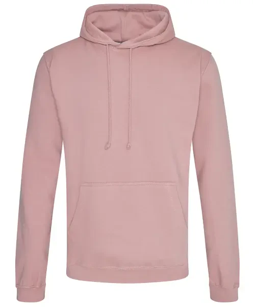 AWDis College Hoodie Dusty Pink