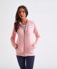 Asquith & Fox Women's Zip-Through Organic Hoodie Soft Pink