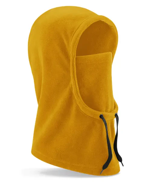 Beechfield Recycled Fleece Hood Mustard