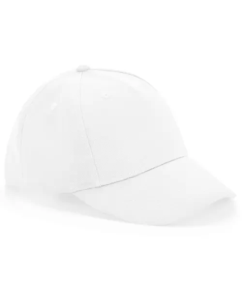 Beechfield Junior Organic Cotton 5-Panel Cap White